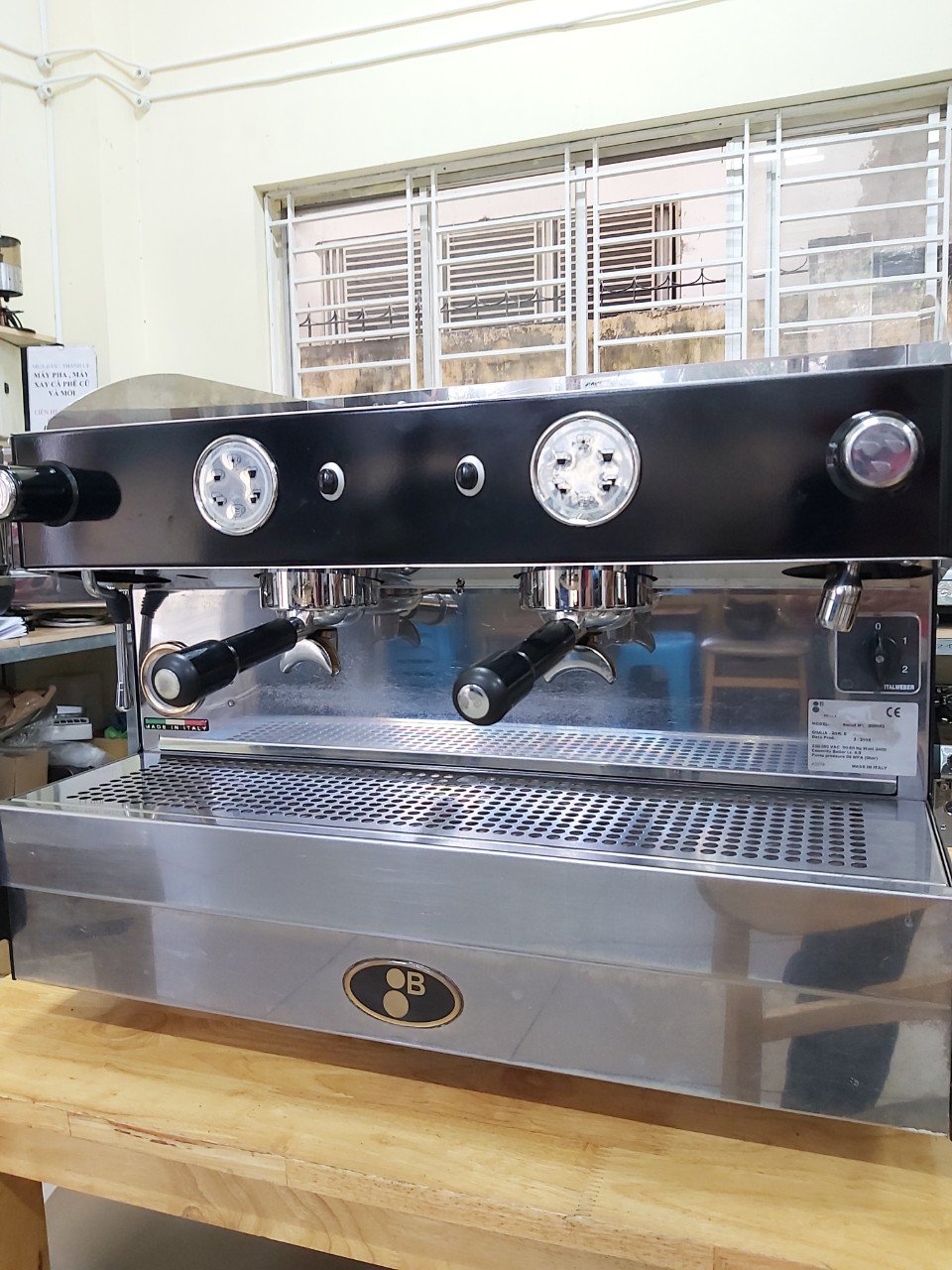 [Tặng máy xay cafe] Cần bán máy pha cà phê cũ 8B nhập khẩu Ý.
