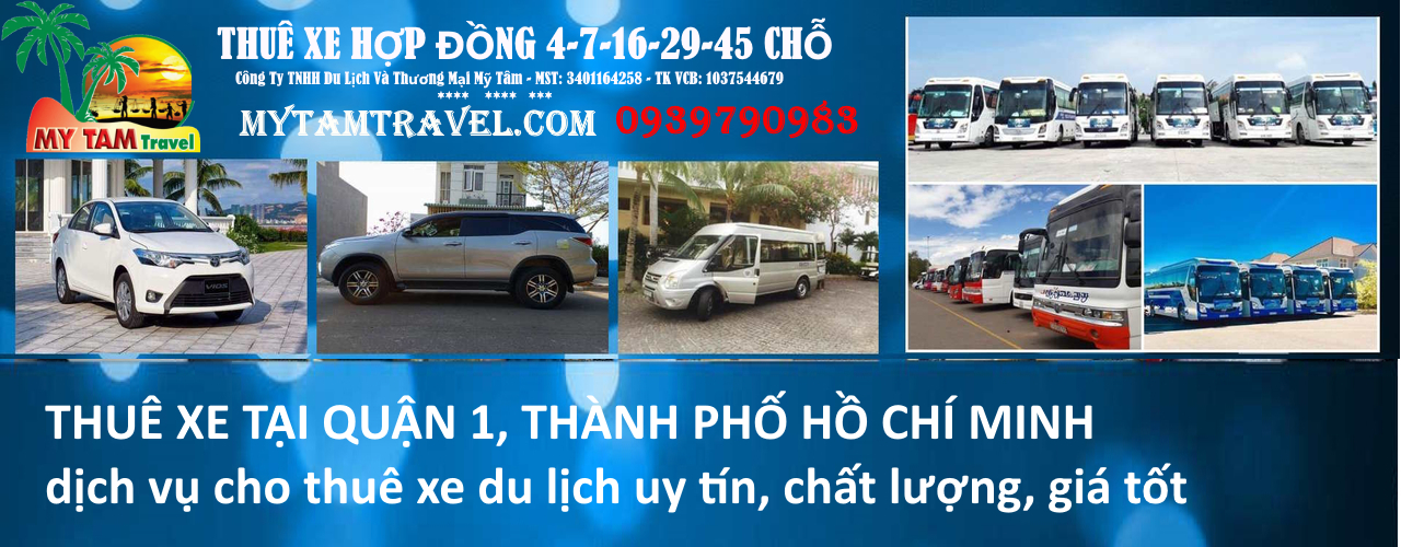 Khám phá Quận 1, tp HCM cùng dịch vụ thuê xe du lịch uy tín
