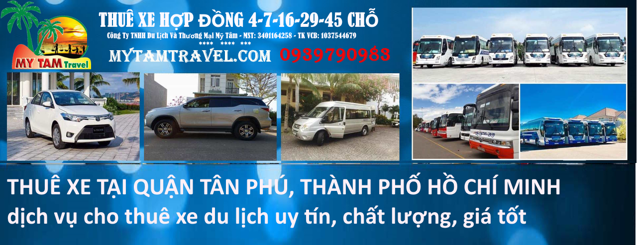 Thuê xe du lịch Quận Tân Phú