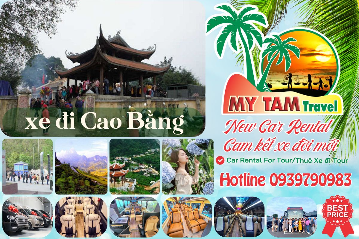 Car rental to Cao Bang 4-7-16-29-35-45c Limousine 9-11-15-18-28c