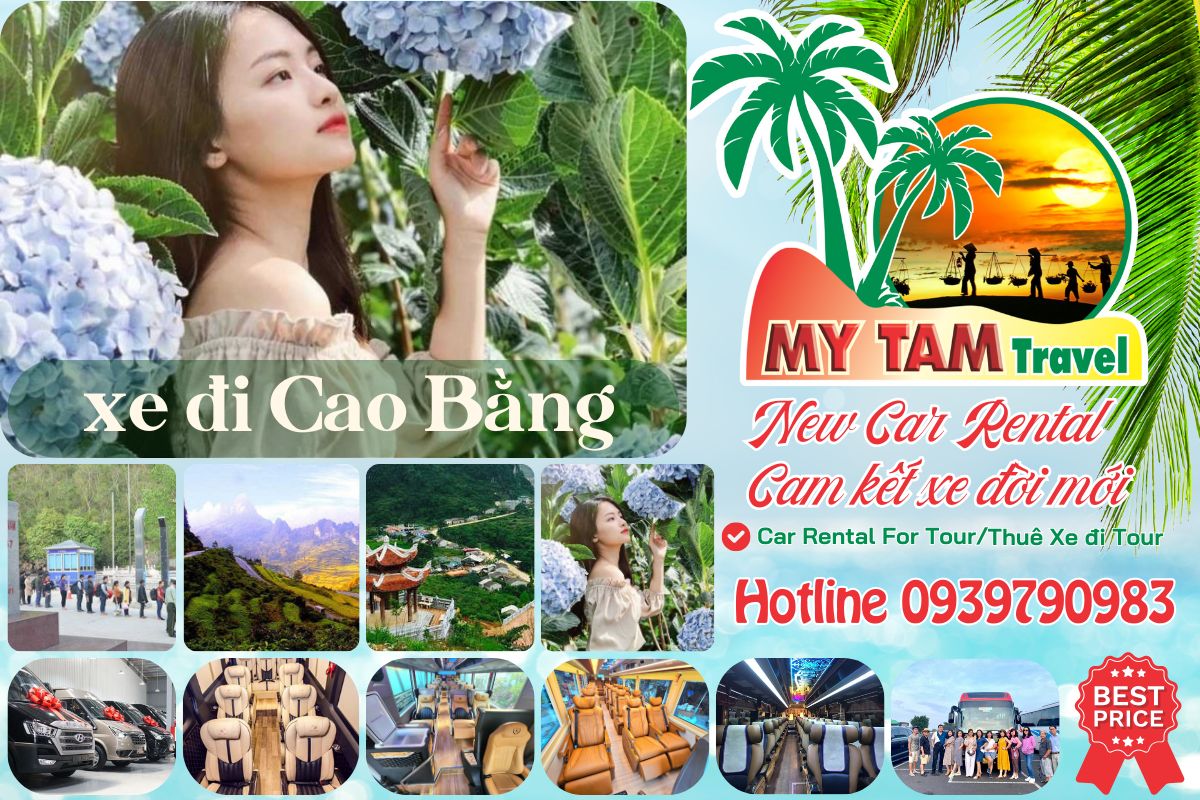 Car rental to Cao Bang 4-7-16-29-35-45c Limousine 9-11-15-18-28c