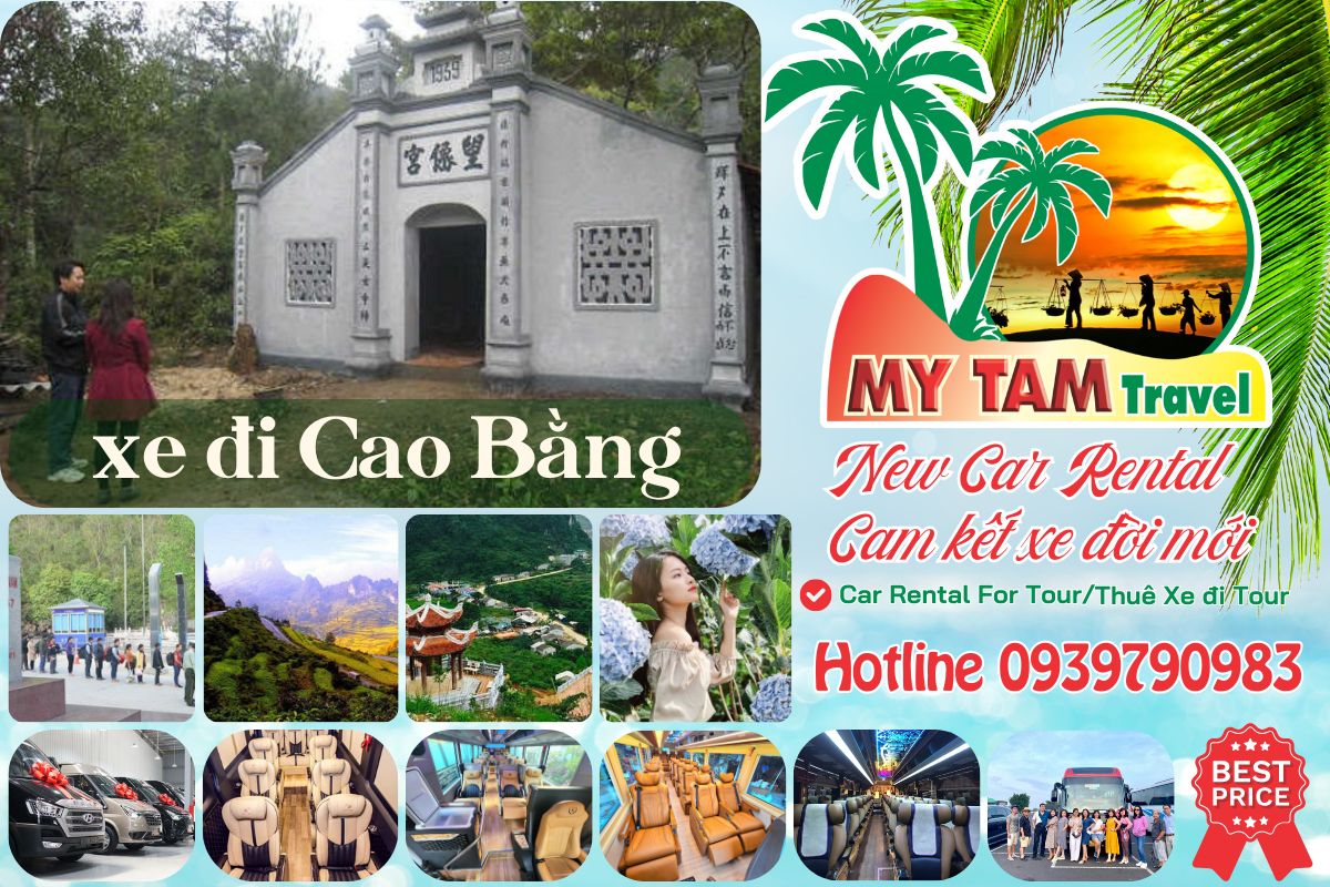 Car rental to Cao Bang 4-7-16-29-35-45c Limousine 9-11-15-18-28c