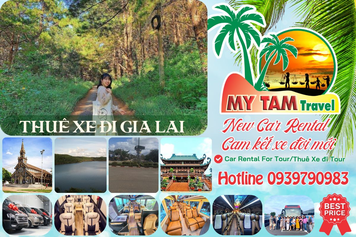 Car rental to Gia Lai 4-7-16-29-45c Limousine 9-11-15-18-28c