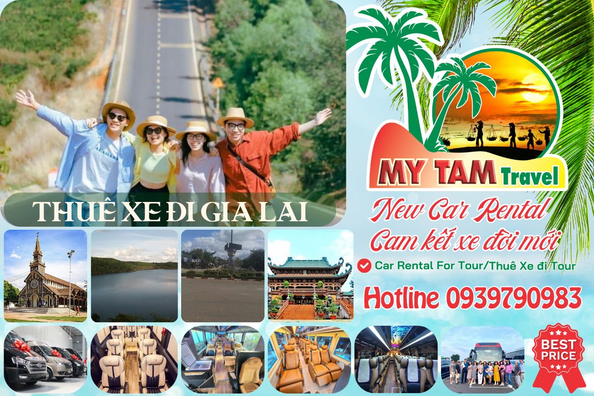 Car rental to Gia Lai 4-7-16-29-45c Limousine 9-11-15-18-28c