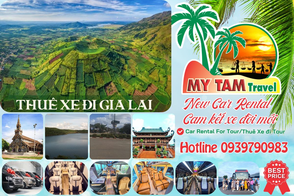 Car rental to Gia Lai 4-7-16-29-45c Limousine 9-11-15-18-28c