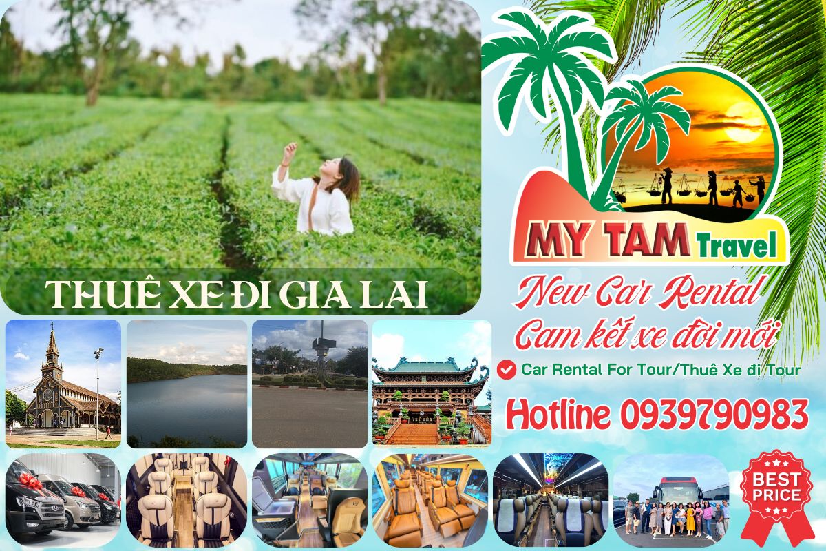 Car rental to Gia Lai 4-7-16-29-45c Limousine 9-11-15-18-28c