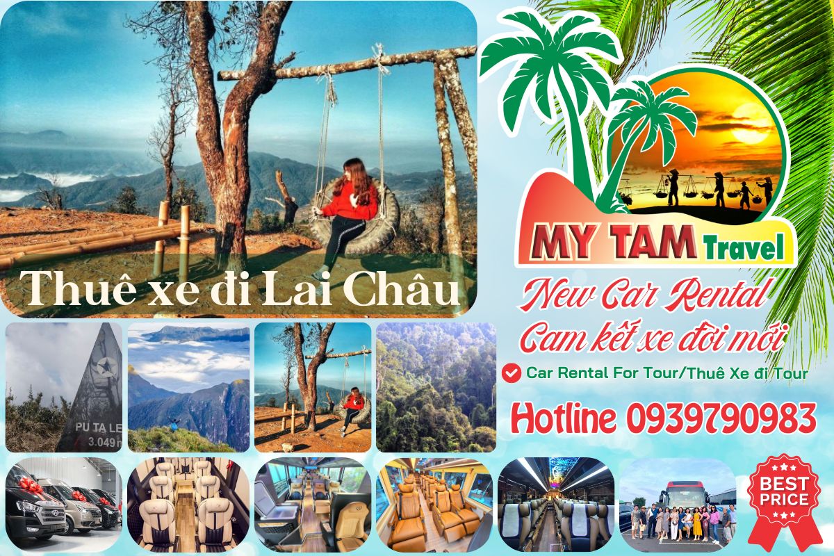 Car rental to Lai Chau 4-7-16-29-35-45c Limousine 9-11-15-18-28c