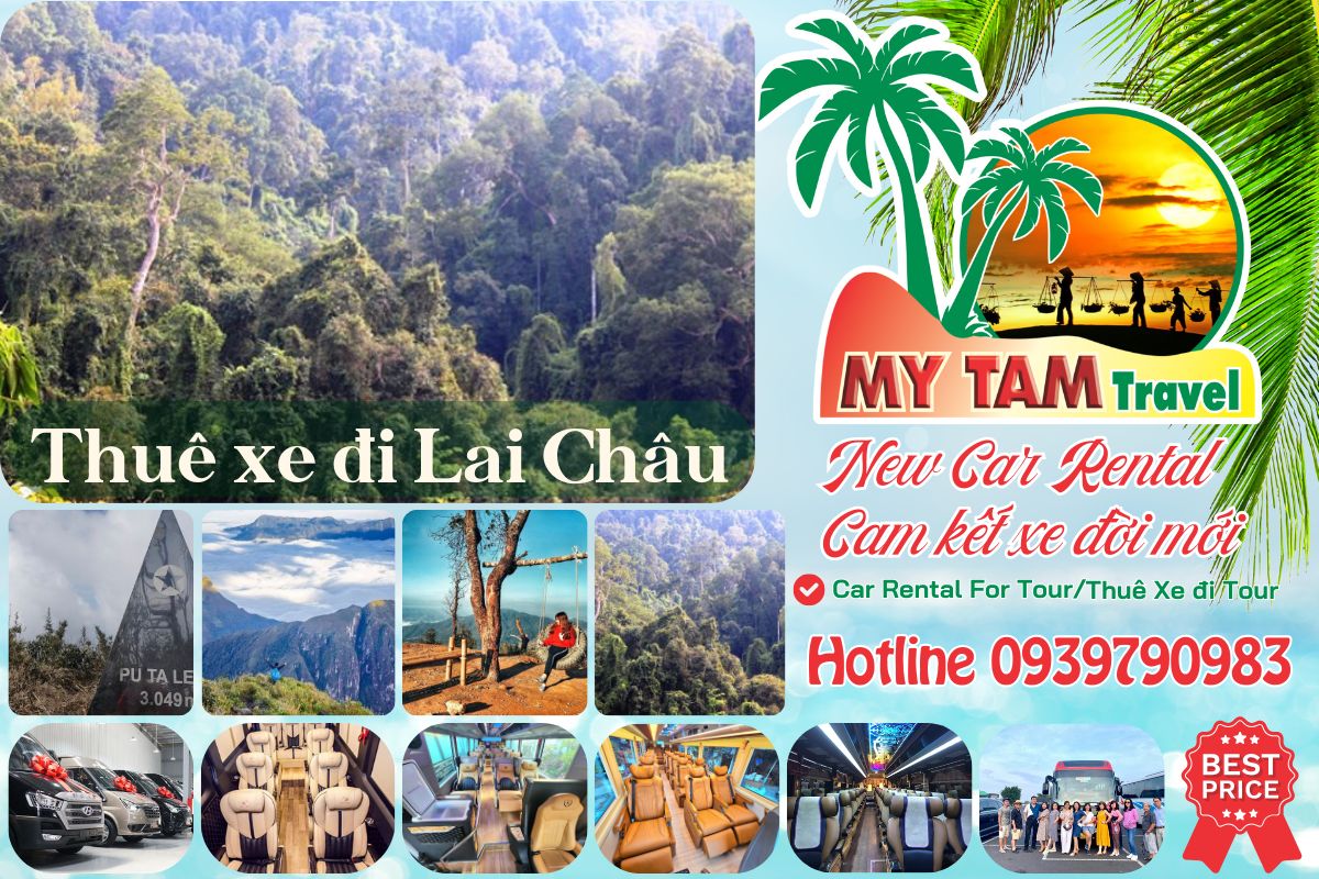Car rental to Lai Chau 4-7-16-29-35-45c Limousine 9-11-15-18-28c