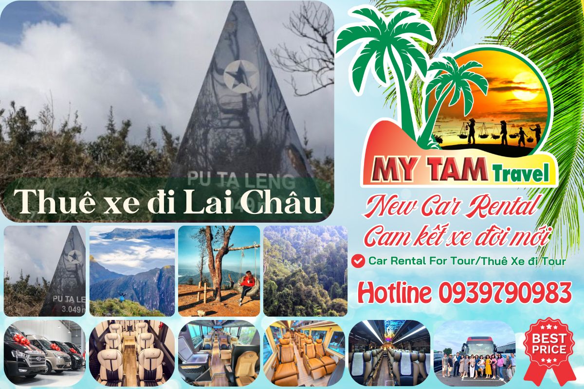 Car rental to Lai Chau 4-7-16-29-35-45c Limousine 9-11-15-18-28c