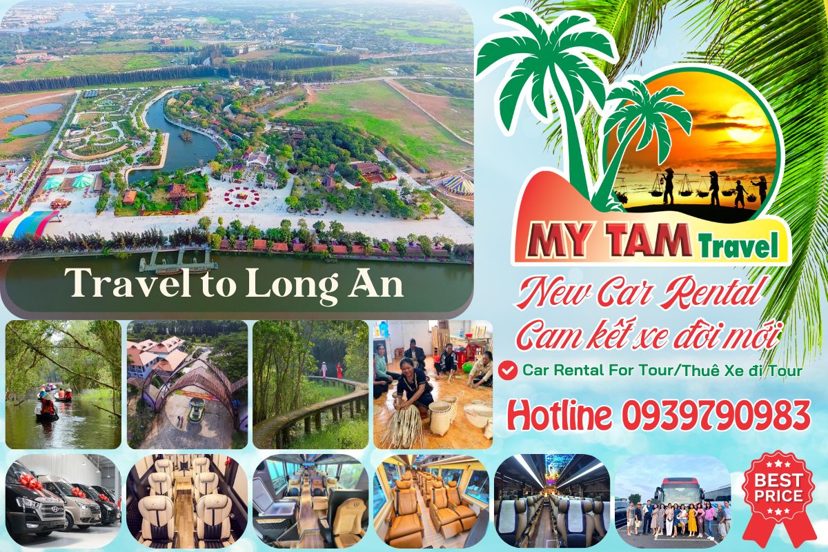 Car Rental Ho Chi Minh to Long An 4-7-16-29-35-45c Limousine 9-11-15-18c