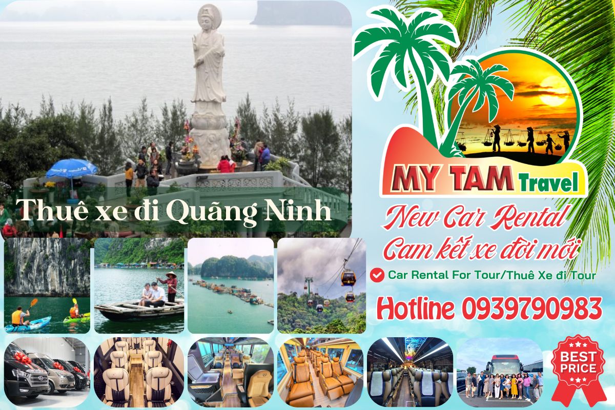 Car rental to Quang Ninh 4-7-16-29-35-45c Limousine 9-11-15-18-28c