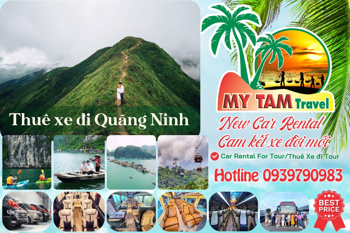Car rental to Quang Ninh 4-7-16-29-35-45c Limousine 9-11-15-18-28c