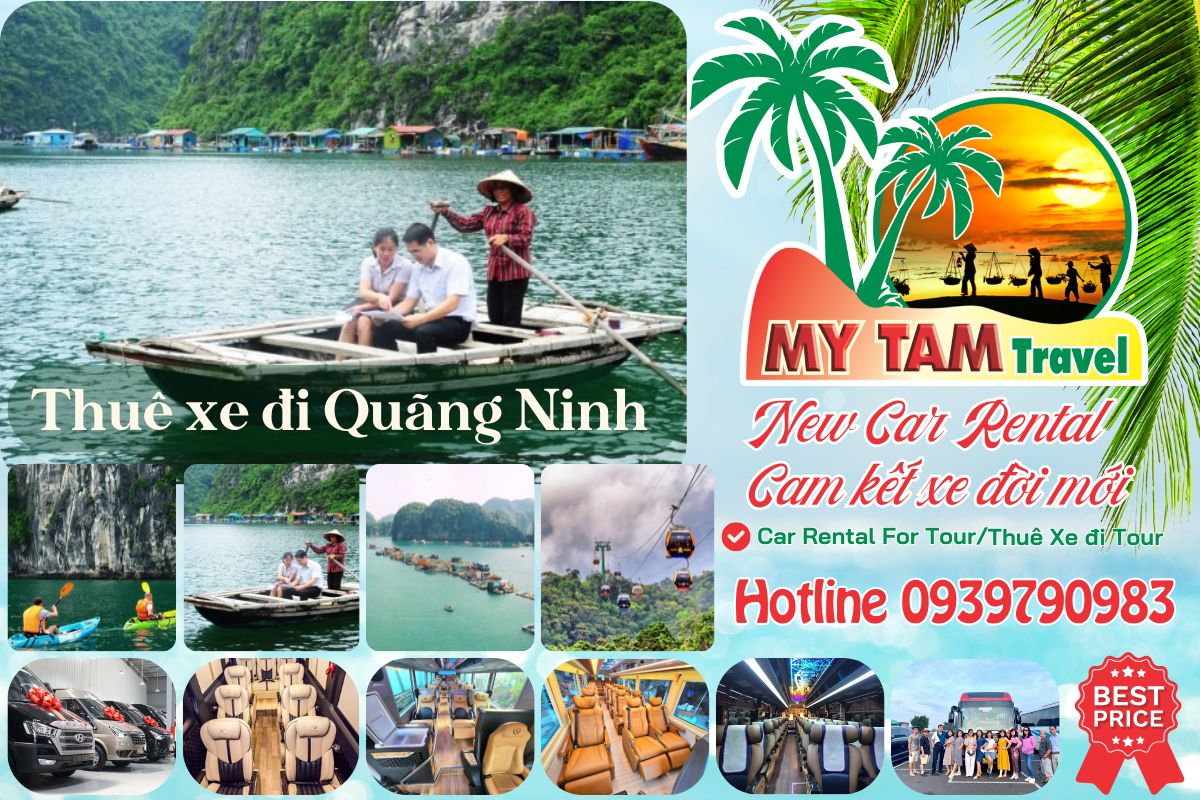 Car rental to Quang Ninh 4-7-16-29-35-45c Limousine 9-11-15-18-28c