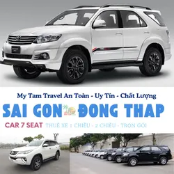 XE 7 CHỖ SÀI GÒN ĐỒNG THÁP 2 NGÀY 1 ĐÊM | DỊCH VỤ UY TÍN GIÁ TỐT