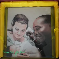 Tranh cát chân dung 0010