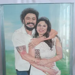 Tranh cát chân dung 0016