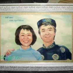 Tranh cát chân dung 0021