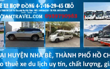 Thuê xe tại huyện Nhà Bè: Lựa chọn thông minh cho việc di chuyển linh hoạt