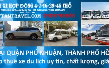 Thuê xe du lịch quận Phú Nhuận - Khám phá Quận Phú Nhuận, tpHCM với dịch vụ thuê xe du lịch chuyên nghiệp
