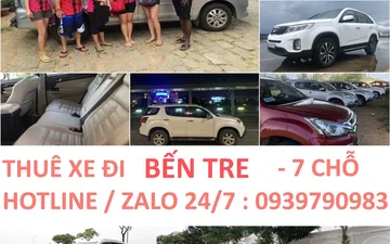 Thuê xe 7 chỗ đi Bến Tre – Giải pháp cho gia đình, nhóm nhỏ