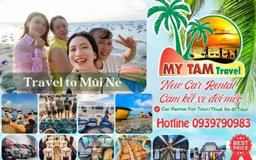 Thuê xe Nha Trang Mũi Né 4-7-16-29-45c.Limousine 9-11c MY TAM TRAVEL
