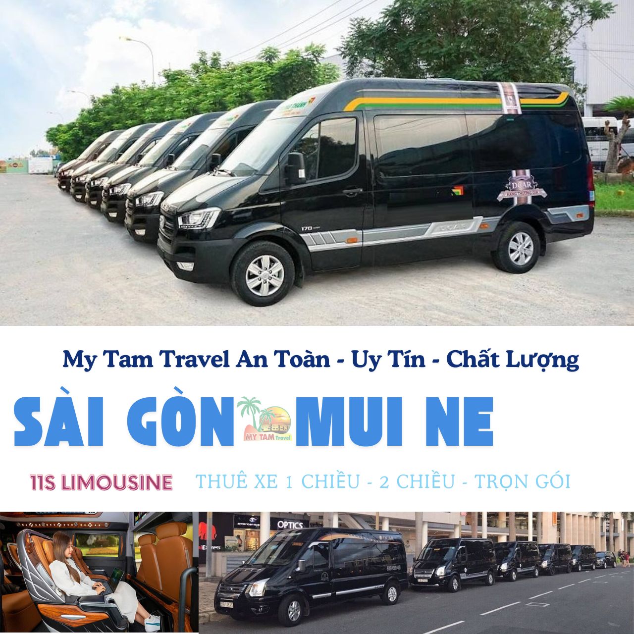 Car Rental To Phan Thiet 4-7-16-29-45c Limousine 9-11-15-18c