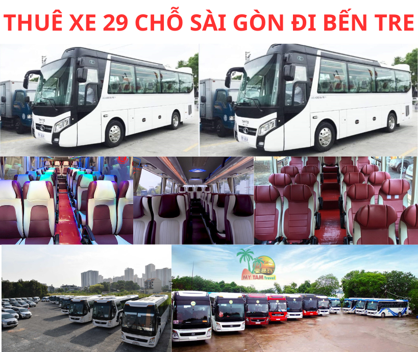 [Gọi 0939790983] Giá Xe 29 Chỗ Đi Bến Tre Uy Tín - Chất Lượng
