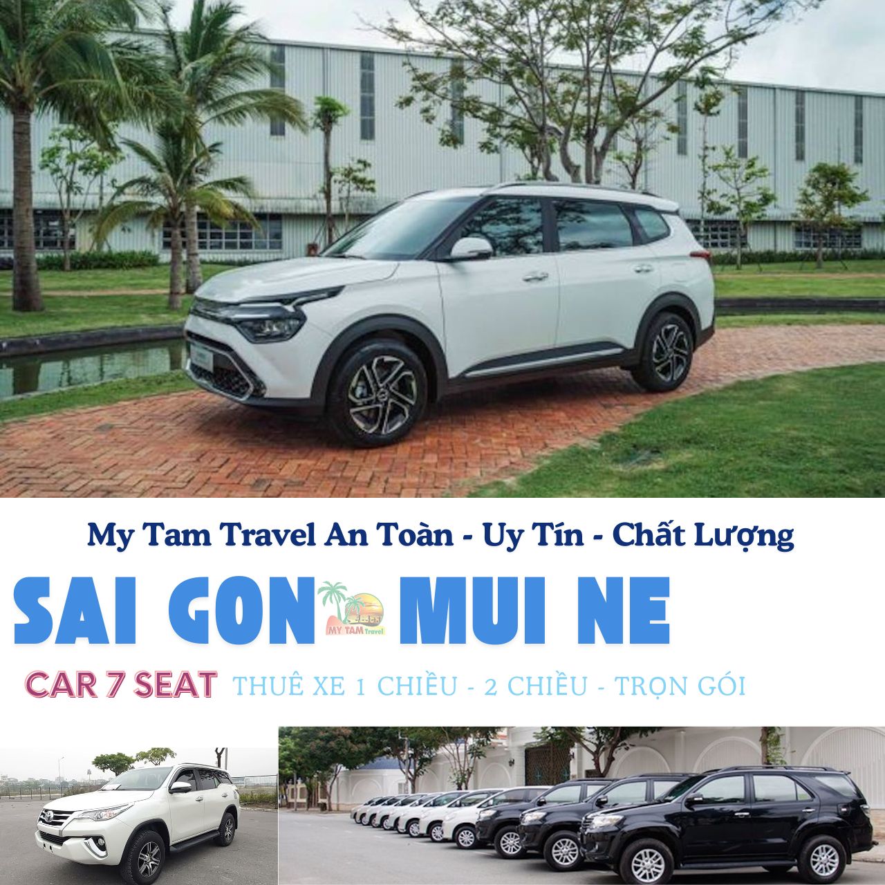 Car rental to Mui Ne 2 days 1 night 4-7-16-29-45c Limousine 9-11-15-18-28c