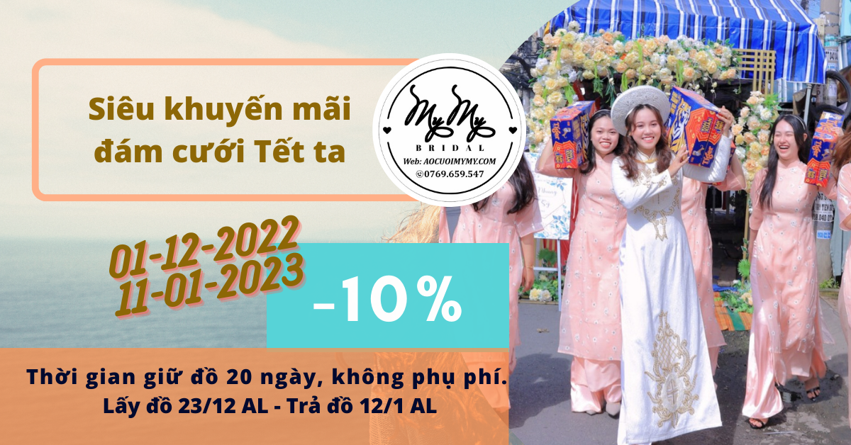 Cho Thuê áo dài cưới My My - 0967 286 393