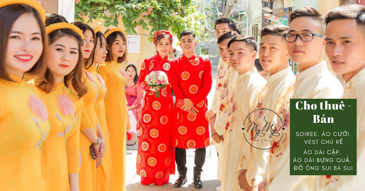 Cho thuê áo dài bê quả