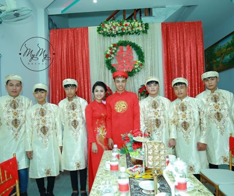 áo dài bưng quả cách tân dể thương trẻ trung gò vấp tấn bình tân phú đồ diễn văn nghệ