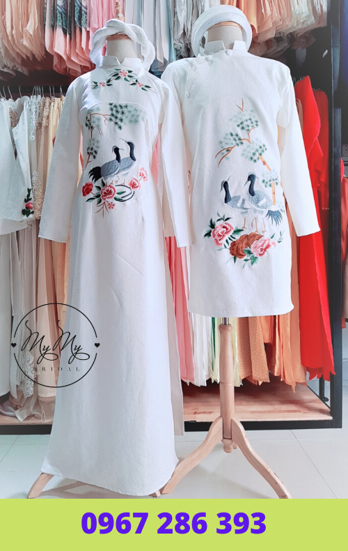 Cho thuê áo dài cưới đà lạt - áo dài My My - Áo dài cặp cô dâu chủ rể - áo dài bê quả - áo dài bà sui - cho thuê áo dài cưới  Gò Vấp