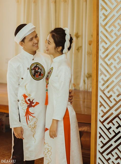 áo dài cặp cô dâu chú rể