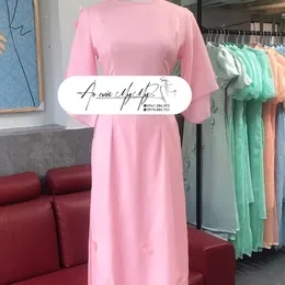 ÁO DÀI BƯNG QUẢ NỮ HỒNG KẾT HOA