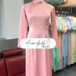 ÁO DÀI BƯNG QUẢ NỮ HỒNG TRUYỀN THỐNG