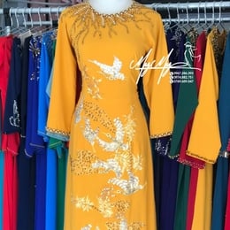 ÁO DÀI SUI THÊU HẠC