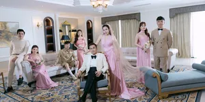Dàn phù dâu nổi tiếng của Hồ Quỳnh Hương