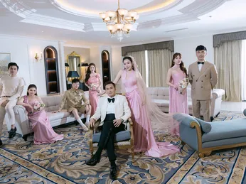 Dàn phù dâu nổi tiếng của Hồ Quỳnh Hương
