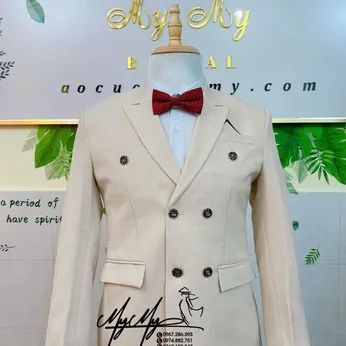 COMPLE CHÚ RỂ MÀU KEM TRẺ TRUNG