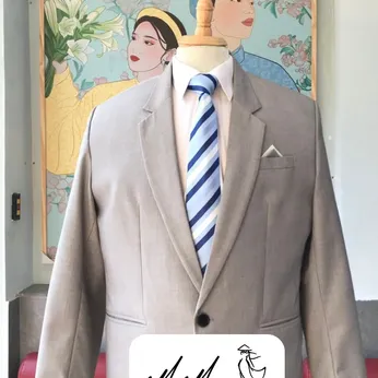 COMPLE CHÚ RỂ MỘT NÚT XÁM