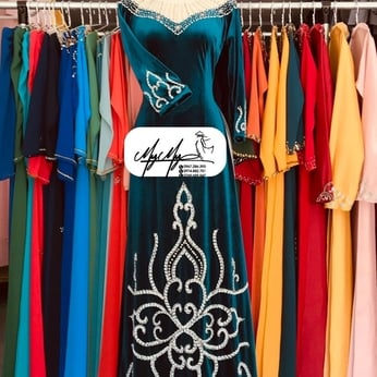 ÁO DÀI BÀ SUI XANH KẾT PHA LÊ TÀ