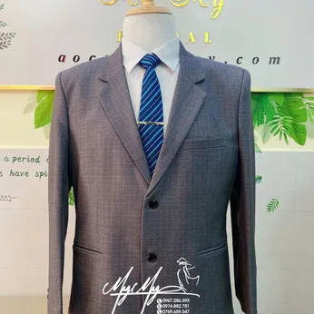 COMPLE ÔNG SUI MÀU GHI HỌA TIẾT CARO NHỎ