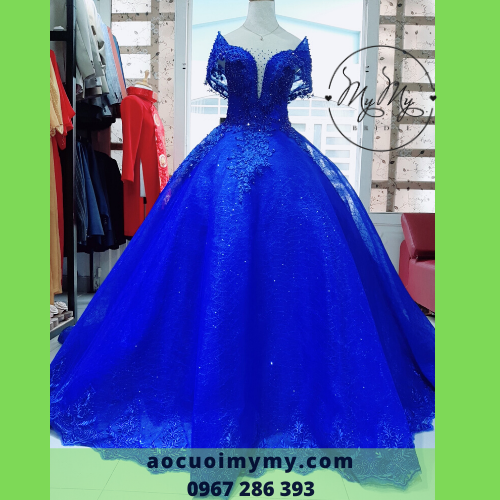Váy cưới màu xanh ngọc cực đẹp cô dâu không thể rời mắt  Thời trang  Việt  Giải Trí
