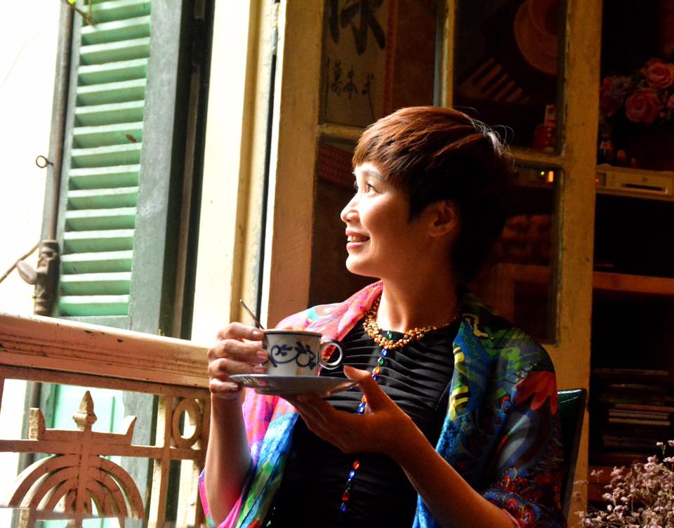 Tác giả Hoà Bình - Ảnh: Tô Chiêm Tác giả Hoà Bình - Ảnh: Tô Chiêm