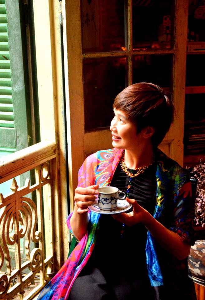 Tác giả Hoà Bình - Ảnh: Tô Chiêm Tác giả Hoà Bình - Ảnh: Tô Chiêm