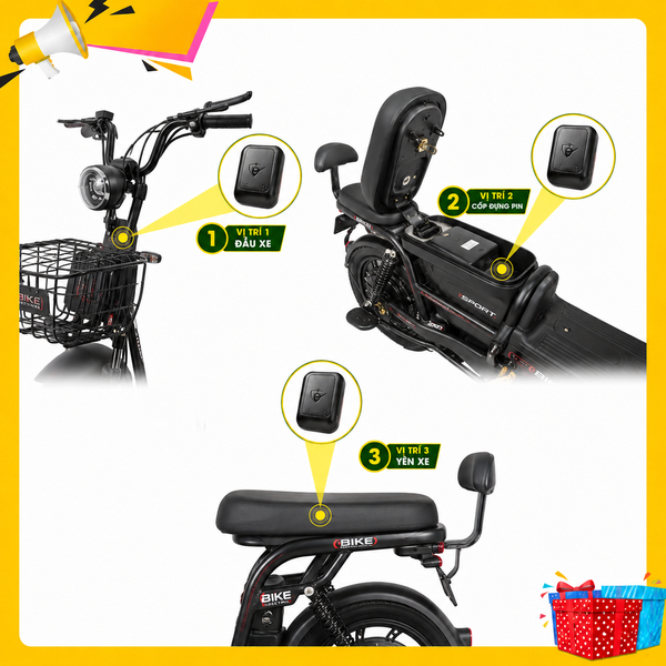 Định Vị Không Dây AC02 Pin 20-25 Ngày 
