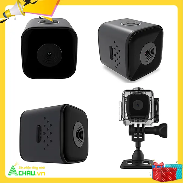 Camera Mini AC28 Wifi Chống Nước Quan Sát Từ Xa Qua Điện Thoại 