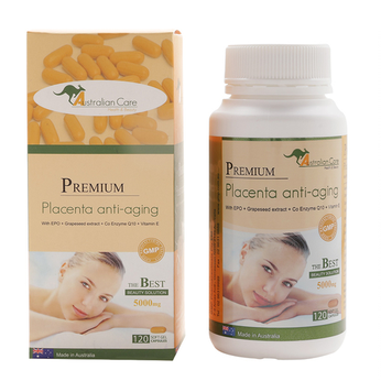 Viên nhau thai cừu Premium Placenta Anti-Aging Soft Gel Capsules