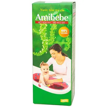 Amibebe - Nước tắm rôm sảy trẻ em