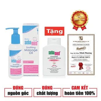 Dầu mát xa trẻ em Sebamed pH 5.5